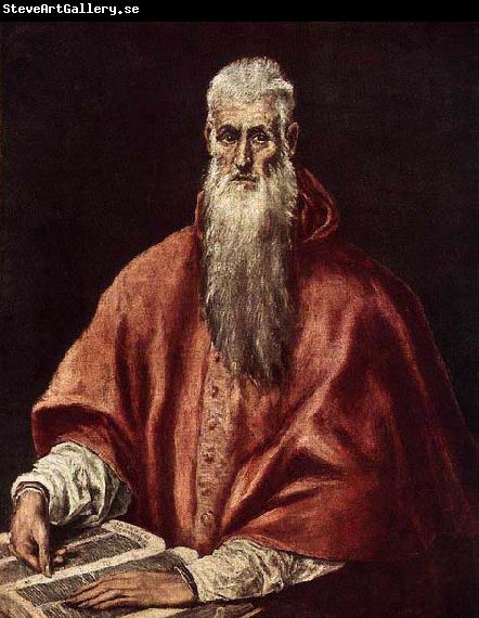 El Greco St Jerome as Cardinal